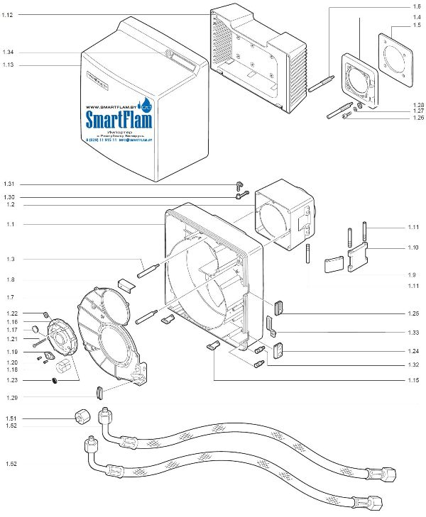 Запчасти к горелке Weishaupt WL40-A