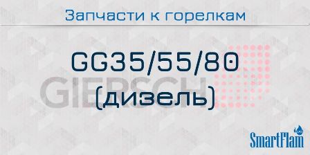 Запчасти к жидкотопливным горелкам Giersch серии GG35/55/80