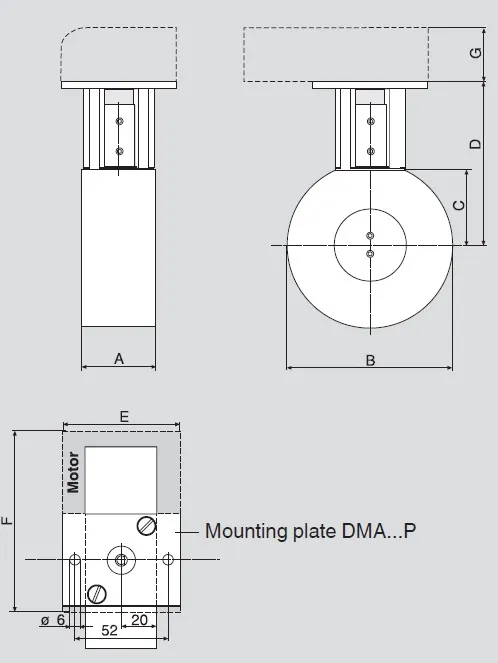 Заслонка Dungs DMK P