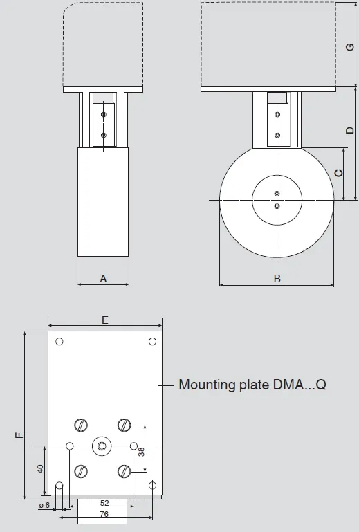 Заслонка Dungs DMK Q