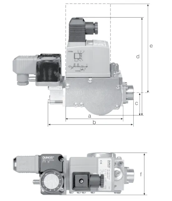 Газовый мультиблок Dungs MBC-120-DLE-S40, арт. 245875 1