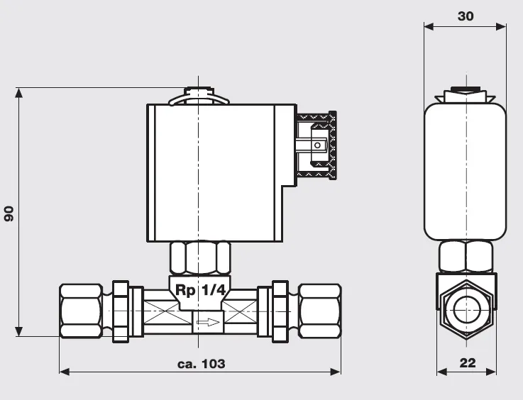 Электромагнитный клапан MV 502