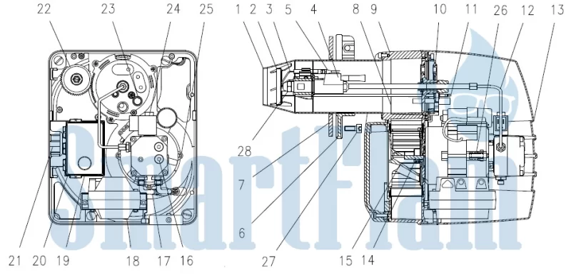 Дизельная горелка Giersch GG35/55/80