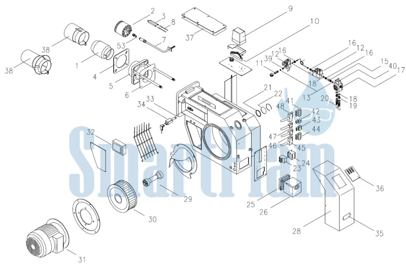 Запасные части для дизельной горелки Giersch M3-LN 8 Дизельная горелка Giersch M3-LN
