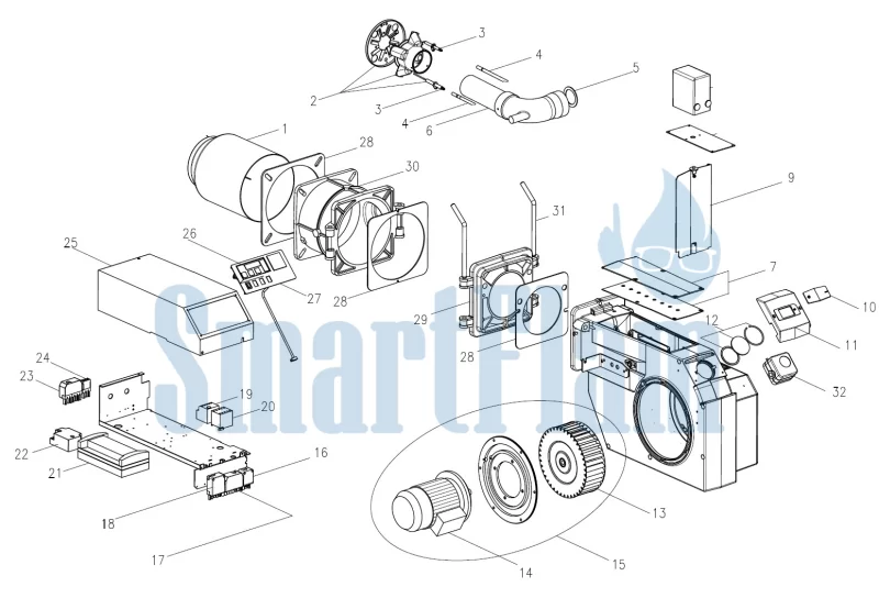 Газовая горелка MG20/1-ZM-L-LN / MG20/2-ZM-L-LN
