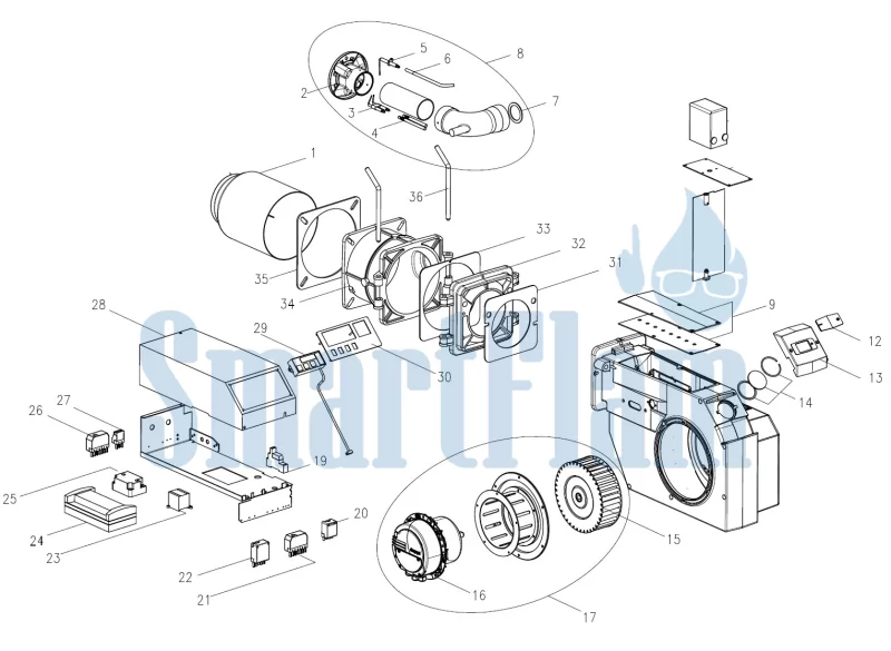Газовая горелка Giersch MG20/1-DZM-L-LN