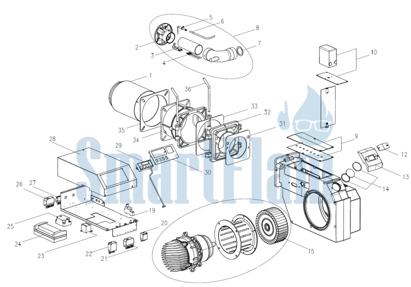 Газовая горелка Giersch MG20/2-DZM-L-LN