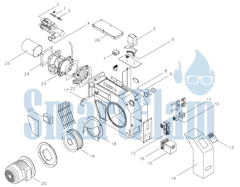 Запасные части для газовой горелки Giersch MG3.1-LN/MG3.2-LN/MG3.3-LN 5 Газовая горелка Giersch MG3.1-LN/MG3.2-LN/MG3.3-LN