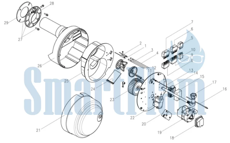 Газовая горелка Giersch RG20(-L)/RG20-Z-L/RG20-M-L