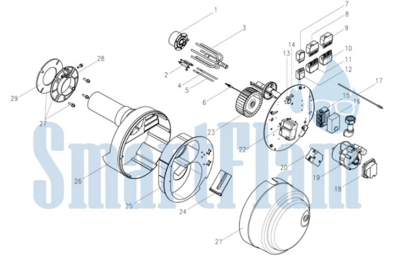 Газовая горелка Giersch RG20-Z-L-LN/RG20-M-L-LN.
