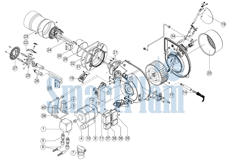 Схема Ecoflam MAX P 25 AB D HT