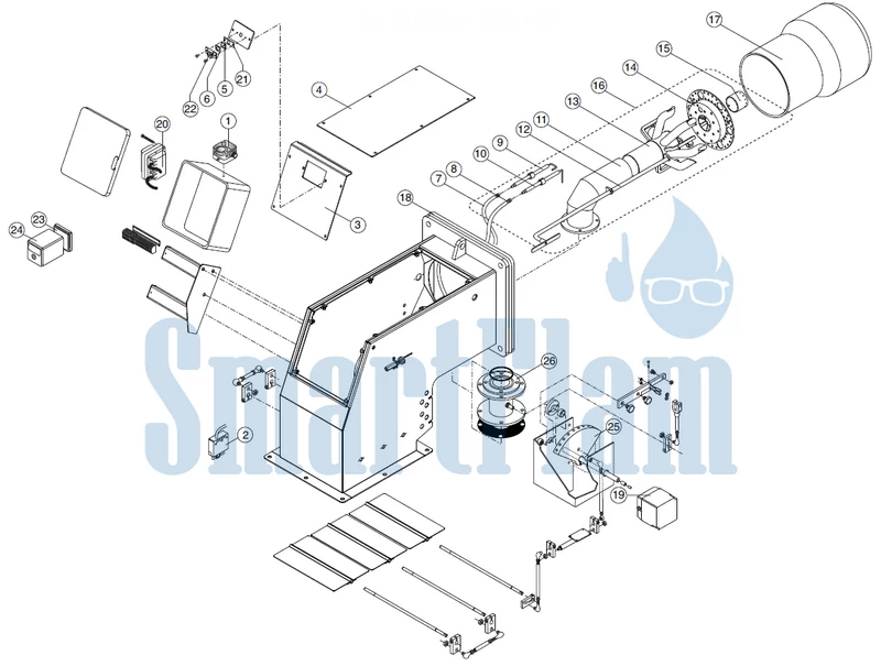 Схема Ecoflam BLU TS 5000.1 PR HT / BLU TS 6000.1 PR HT