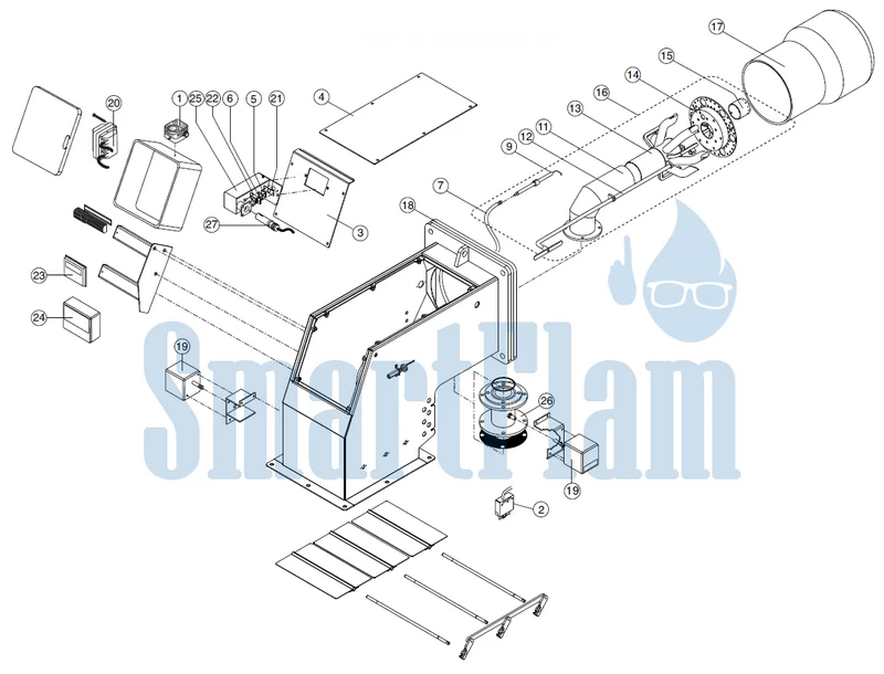 Схема Ecoflam BLU TS 5000.1 PRE HT / BLU TS 6000.1 PRE HT