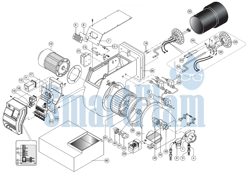 Схема Ecoflam MAIOR P 300.1 AB Z3 / MAIOR P 400.1 AB Z3