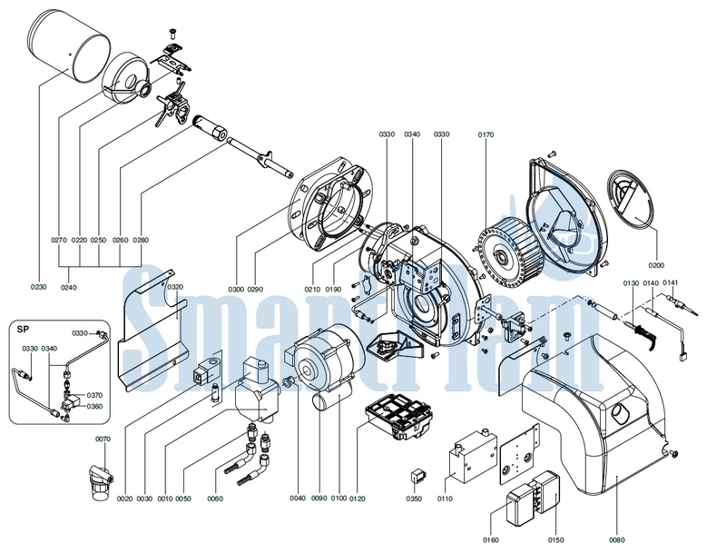 Схема Ecoflam MAX 4 HT CV / MAX 8 HT CV / MAX 12 HT CV
