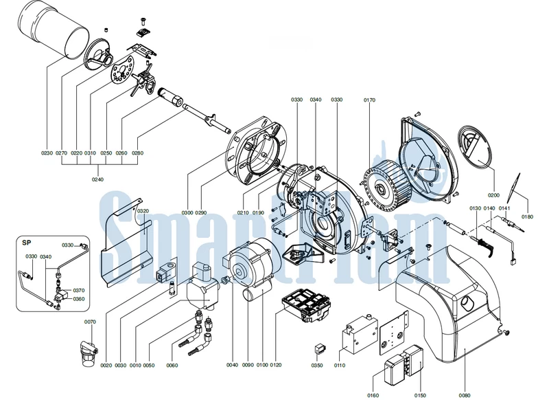 Схема Ecoflam MAX 4 HT CV / MAX 8 HT CV / MAX 12 HT CV