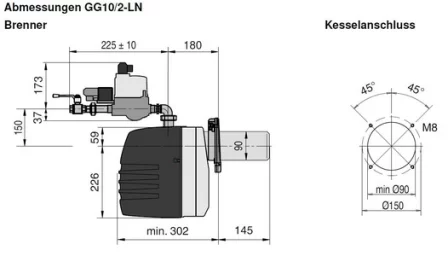 Газовая горелка Giersch GG10-LN 3