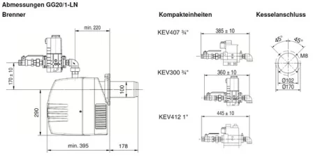 Газовая горелка Giersch GG20-LN
