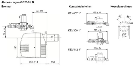 Газовая горелка Giersch GG20-LN