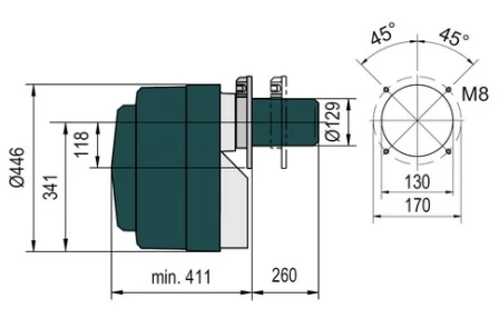 Габариты Giersch R30-AE / R30-Z-L