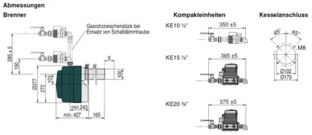 Газовая горелка Giersch RG20